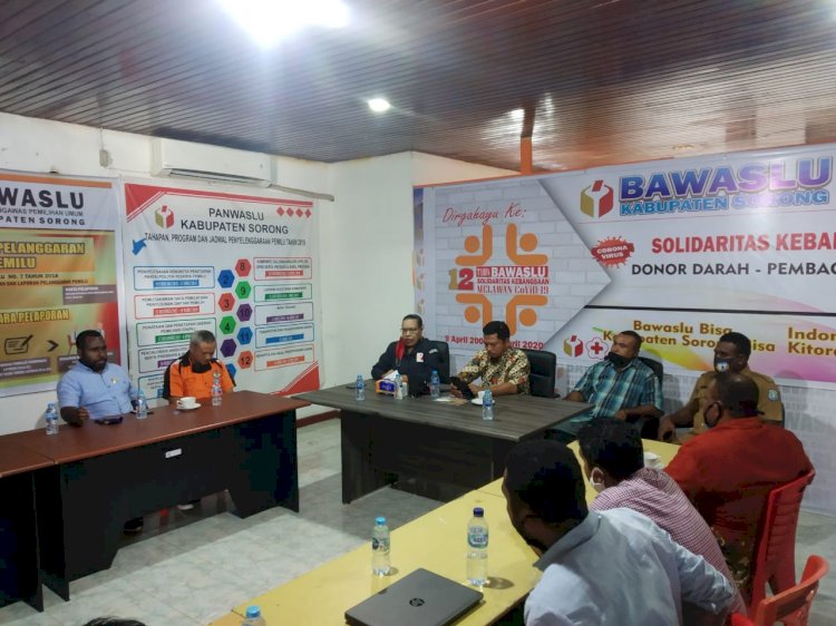 BAWASLU PABAR MONITORING EVALUASI WEB, PPID BAWASLU KABUPATEN/KOTA SE PROVINSI PAPUA BARAT