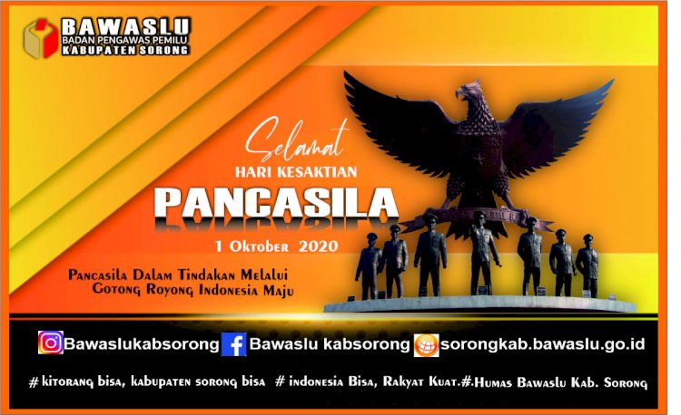 Selamat hari Kesaktian PANCASILA