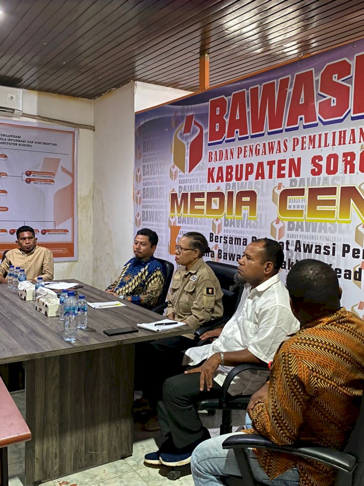 BAWASLU PAPUA BARAT MATANGKAN STRATEGI PENGAWASAN VERMIN BAWASLU KABUPATEN SORONG