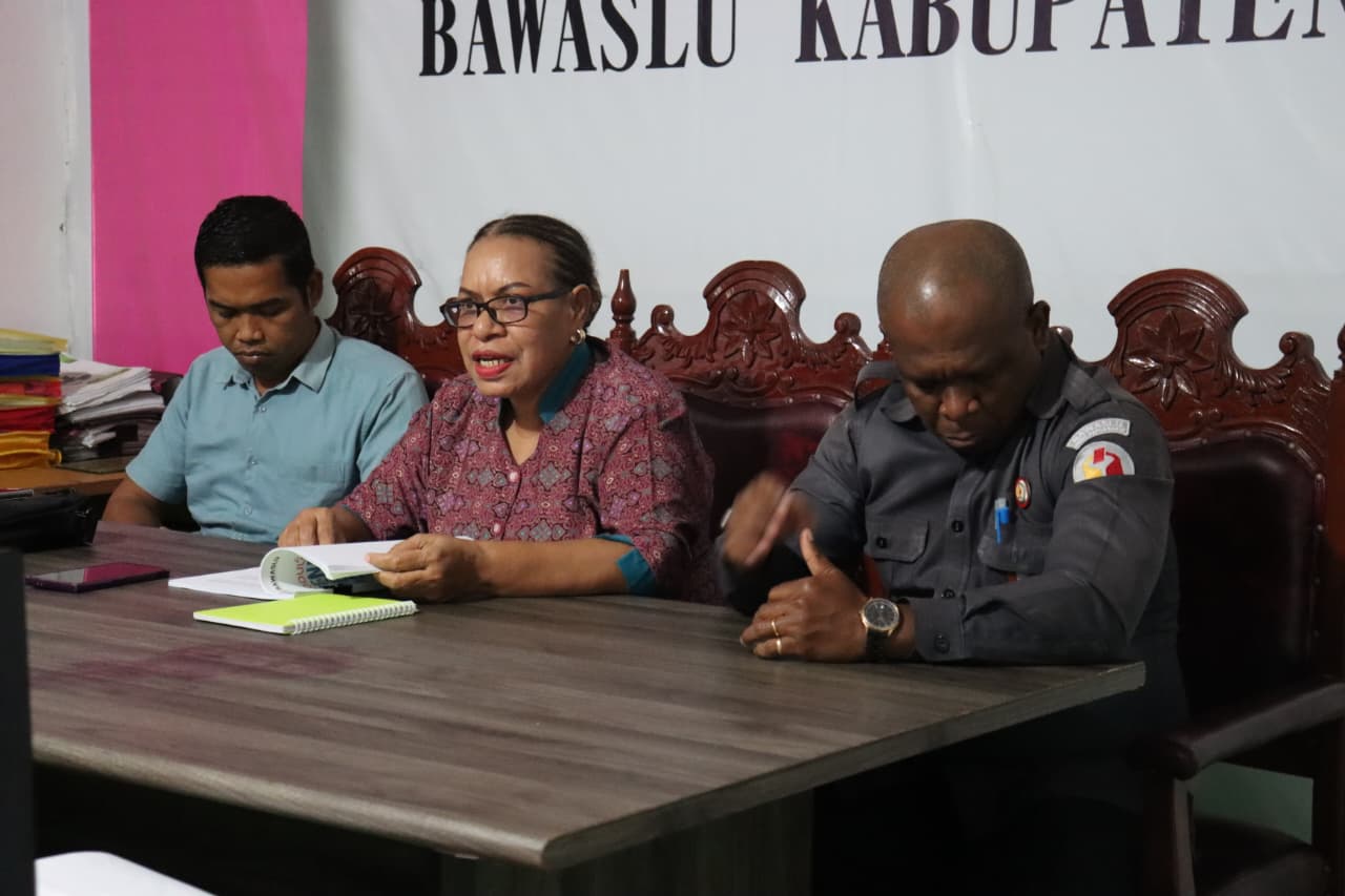 Pimpinan Bawaslu Provinsi PBD dan Kabupaten Sorong