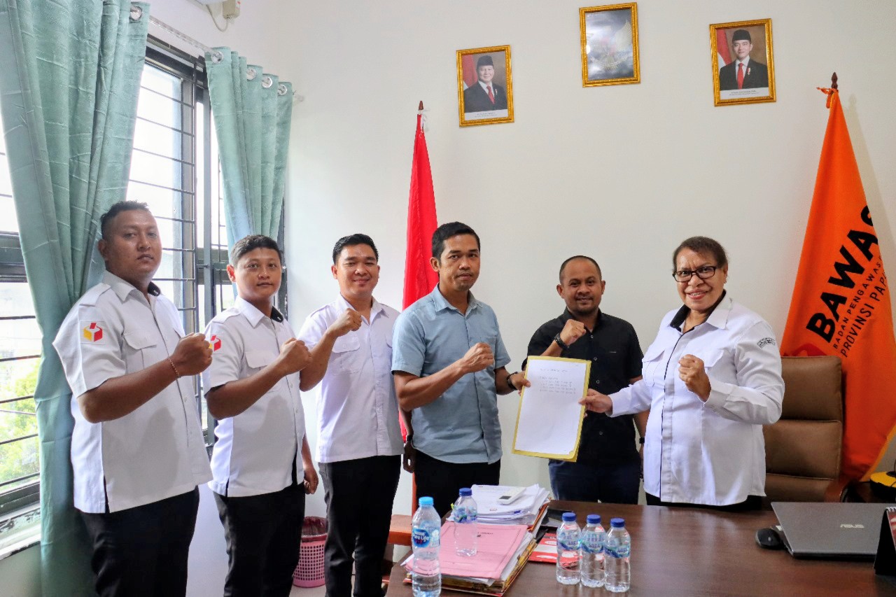 Bawaslu Kabupaten Sorong Koordinasikan Hasil Pengawasan PDPB Triwulan IV Dengan Bawaslu Provinsi Papua Barat Daya