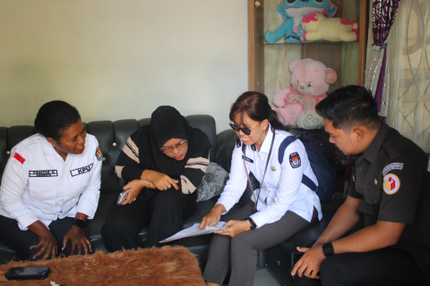 Bawaslu Kabupaten Sorong Awasi Verifikasi Faktual Data Pemilih Luar Negeri dan TNI/Polri