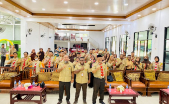 TINGKATKAN PERAN PARTISIPASI MASYARAKAT , BAWASLU KABUPATEN SORONG MELAKSANA KAN KEGIATAN  SOSIALISASI PENGAWASAN PEMILU BAGI  SAKA ADHYASTA PEMILU DAN GUGUS DEPAN PRAMUKA  SE-KABUPATEN SORONG