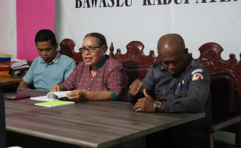 Pimpinan Bawaslu Provinsi PBD dan Kabupaten Sorong