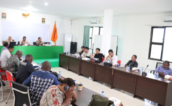 Bawaslu Kabupaten Sorong Hadiri Rapat Koordinasi Finalisasi Draf Usulan Revisi UU Pemilu
