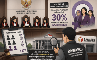 MK Tegaskan Sanksi bagi Partai Politik yang Tidak Penuhi Kuota 30 Persen Keterwakilan Perempuan/ Foto : Ilustrasi