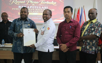 Bawaslu Kabupaten Sorong Ikuti Rapat Pleno Pemutakhiran Data Pemilih Berkelanjutan Triwulan III Tahun 2026