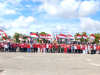 Bawaslu Kabupaten Sorong Ikuti Pencanangan Bulan Kemerdekaan dan Pembagian Bendera Merah Putih